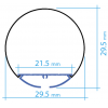 Perfil aluminio PHL33 (por metro)